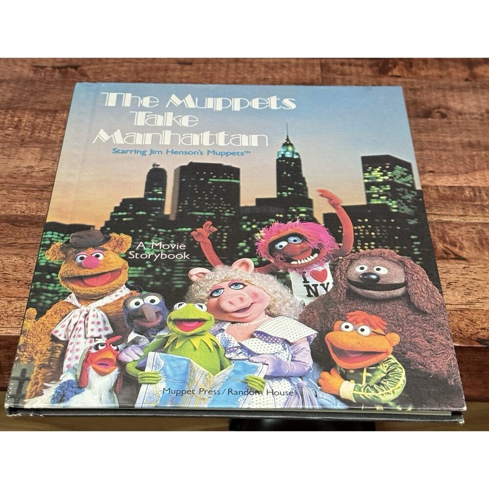 Vintage The Muppets Take Manhattan Storybook Jim Henson's Muppets 1984
